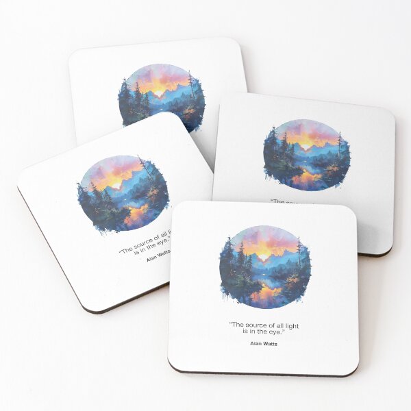 Item preview, Alan Watts quote - "The source of all light is in the eye" designed and sold by fjeddik.