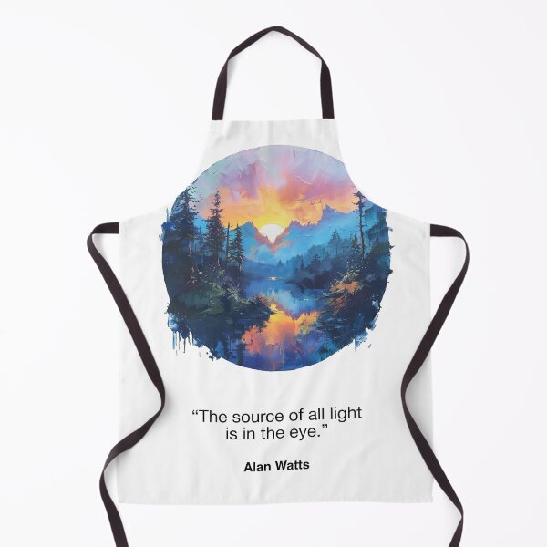 Item preview, Alan Watts quote - "The source of all light is in the eye" designed and sold by fjeddik.