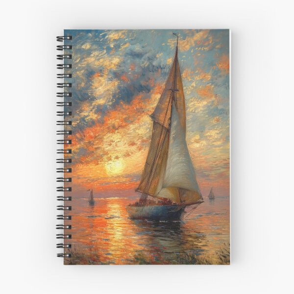 Item preview, Sailboat Moon Maritime Sea Nautical designed and sold by ArtHouseNiklas.
