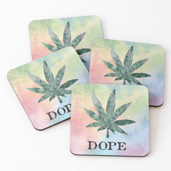 Artikelvorschau, Dope Leaf - Aufkleber - Blattdruck - Tie Dye Aufkleber - Dope entworfen und verkauft von DreamersPlan.