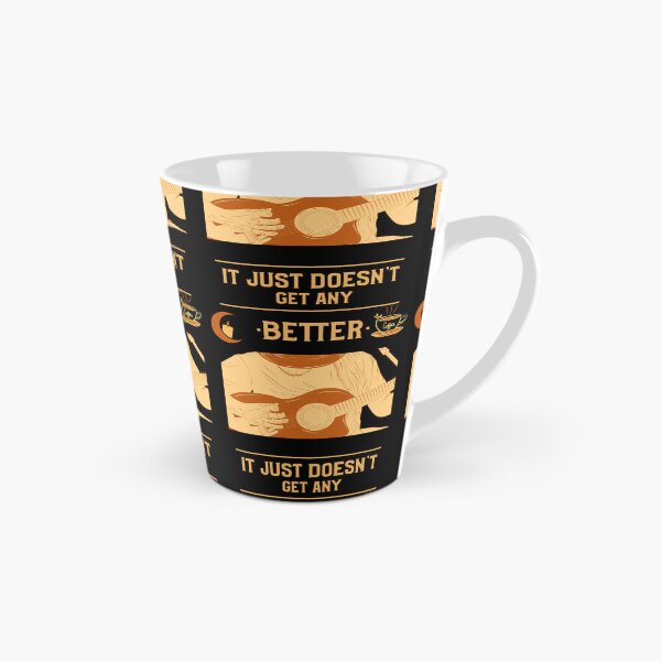 Item preview, Coffee Guitar Player designed and sold by TrilbyTeeShop.