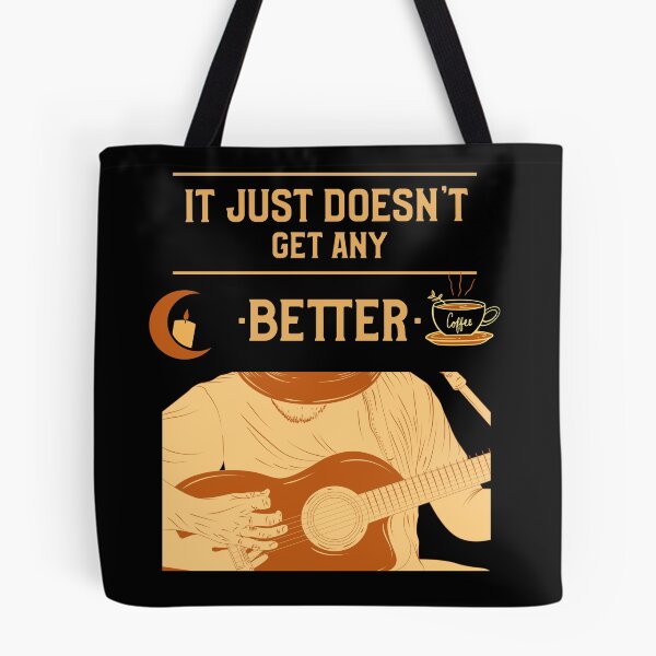 Item preview, Coffee Guitar Player designed and sold by TrilbyTeeShop.
