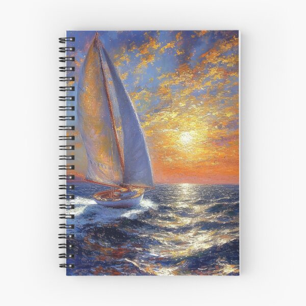 Item preview, Sailboat Moon Maritime Sea Nautical designed and sold by ArtHouseNiklas.