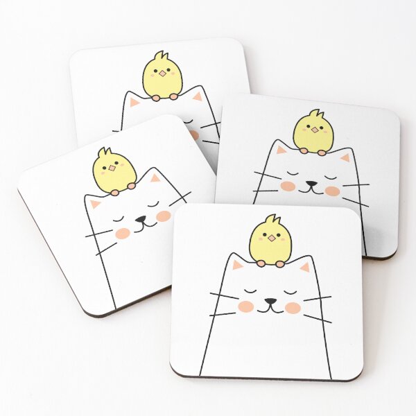 Item preview, Cat and Chick best friend designed and sold by littleflabby.