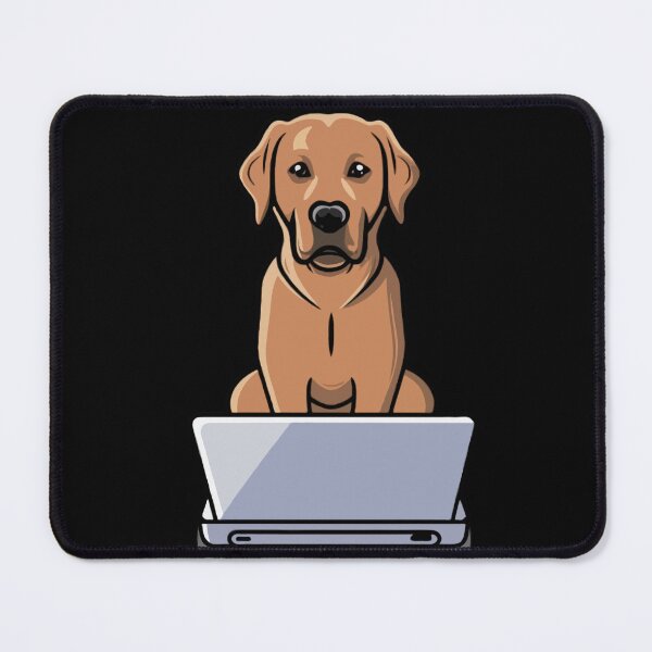 Item preview, Labrador Retriever with laptop designed and sold by Blemenowo.