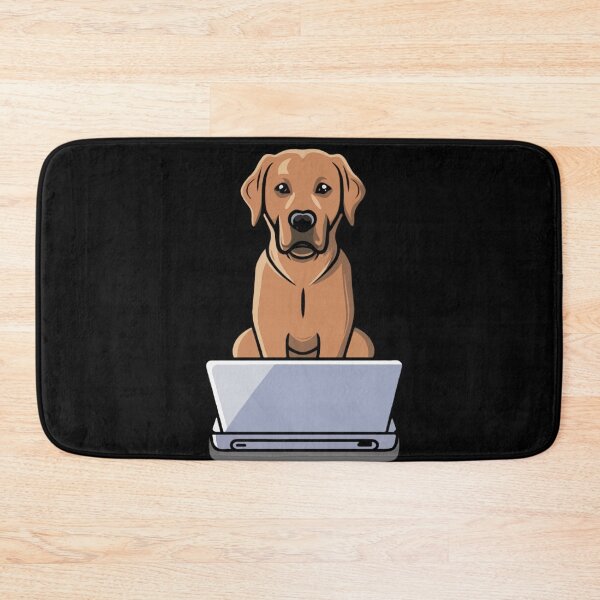 Item preview, Labrador Retriever with laptop designed and sold by Blemenowo.