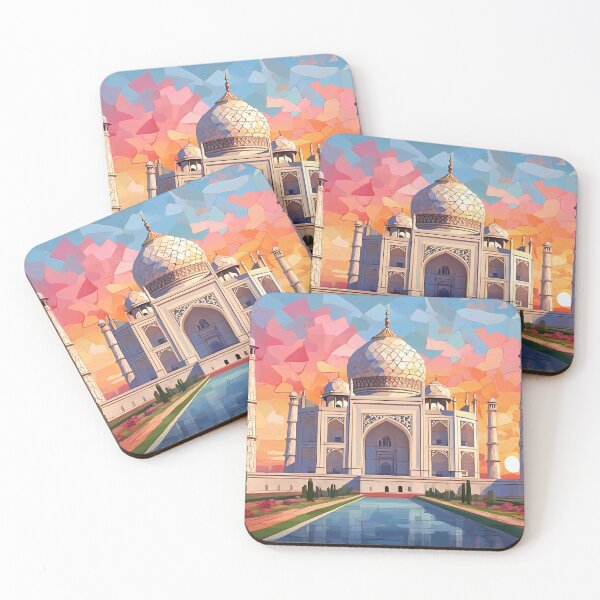 Item preview, White Marble Dream Unfold the Taj  designed and sold by purrfect pattern.
