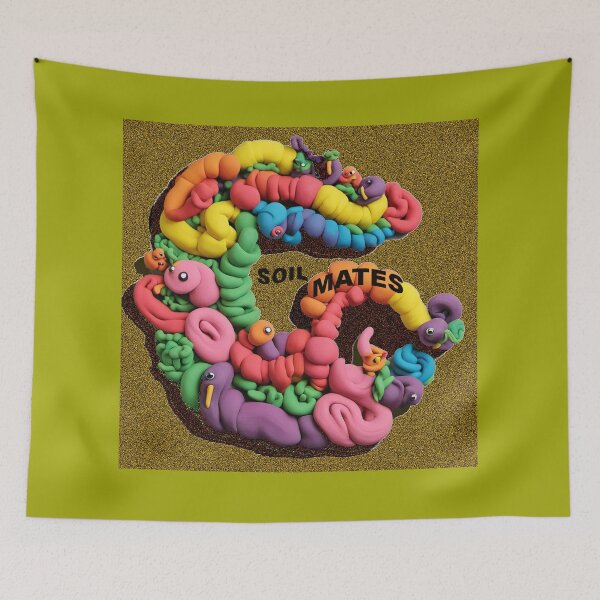Item preview, Worms in love - SOIL MATES designed and sold by ComicJo.