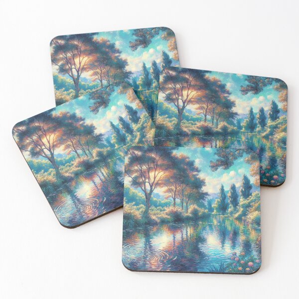 Item preview, serene scene of greenary designed and sold by  Mudikeys.