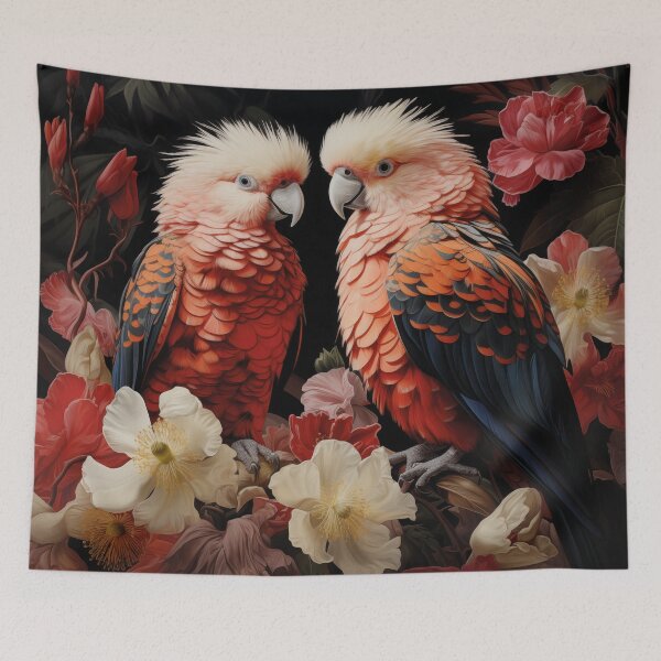 Item preview,  australian birds flowers  designed and sold by Krasnovaovaova.