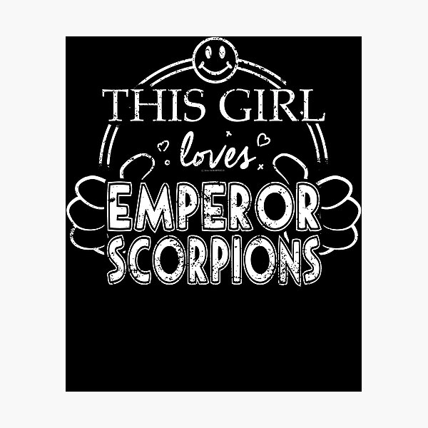 Item preview, Girl Loves Emperor Scorpion Pet Scorpion Shirt designed and sold by shoppzee.