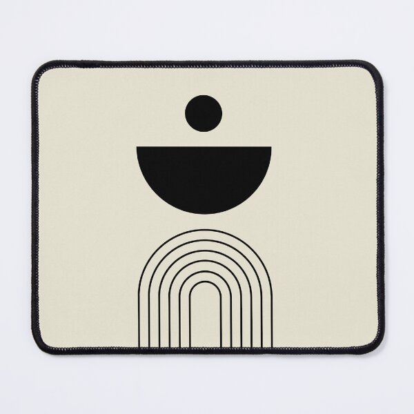Item preview, Numérique Milieu du siècle Moderne Minimaliste Géométrique Boho Scandinave Abstrait Beige Art designed and sold by Vintage Eclectic Visuals.