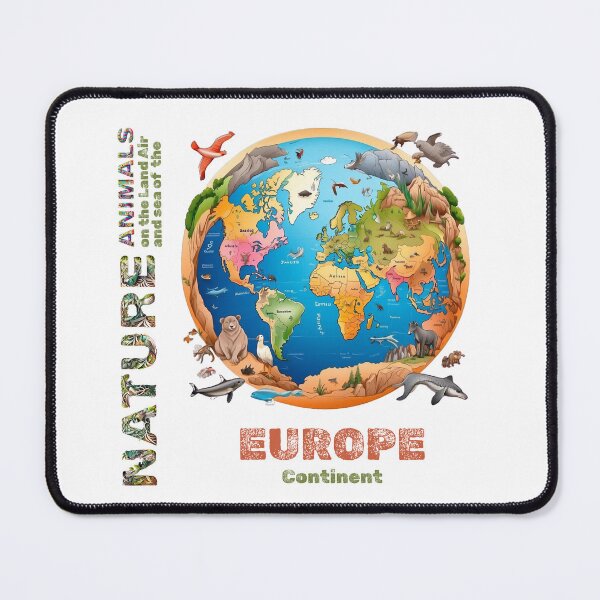 Item preview, Nature Animals of Europe Continent designed and sold by RATHERGOODMEDIA.
