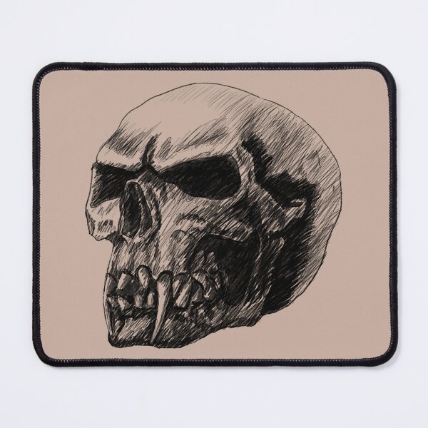 Item preview, Vampire skull sketch designed and sold by Szkicerka.