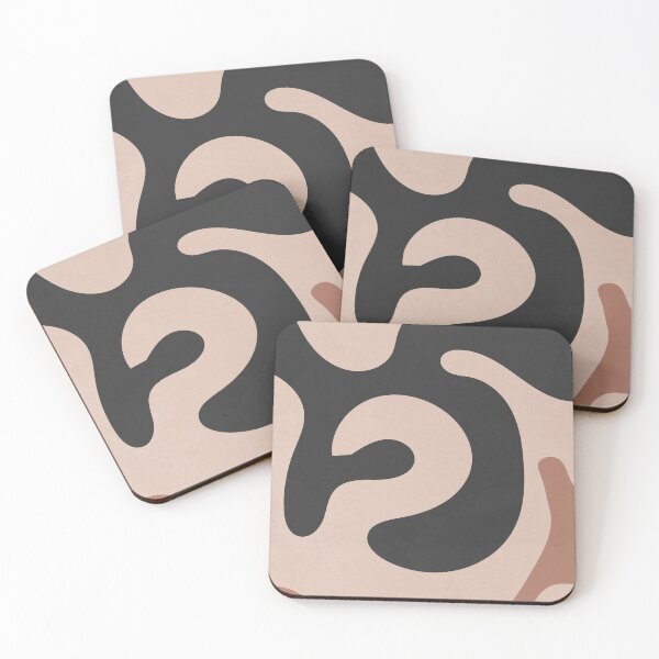 Item preview, Minimal Abstract Shapes Botanical Artwork, Neutral, Earth Tones designed and sold by technicolorable_art.