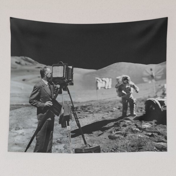 Item preview, Fake Moon Landing designed and sold by Dani Moffet.