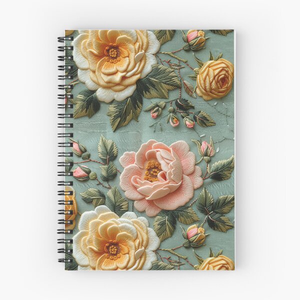 Item preview, Pink and yellow roses | Flower embroidery pattern | Floral pattern for women | All over flower pattern 2 designed and sold by Yaremchuk.