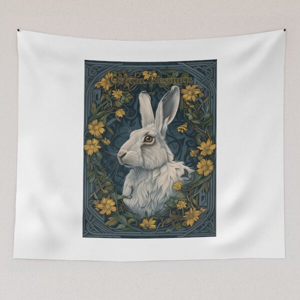 Item preview, Ostara Blessings Greeting Card designed and sold by thewandswant.