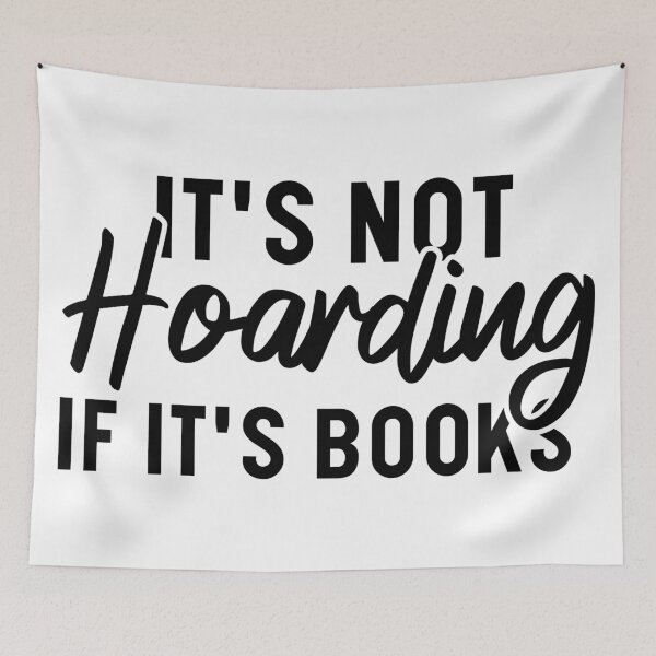 Item preview, It's Not Hoarding If It's Books designed and sold by Blonc-ou.