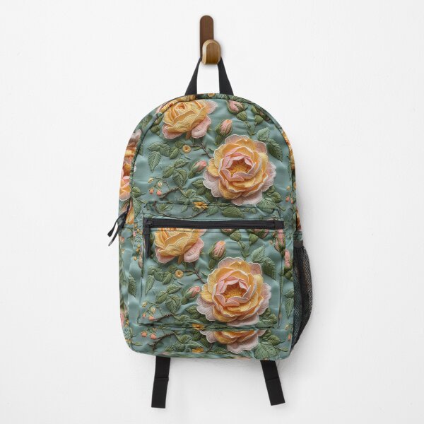 Item preview, Pink and yellow roses | Flower embroidery pattern | Floral pattern for women | All over flower pattern 3 designed and sold by Yaremchuk.