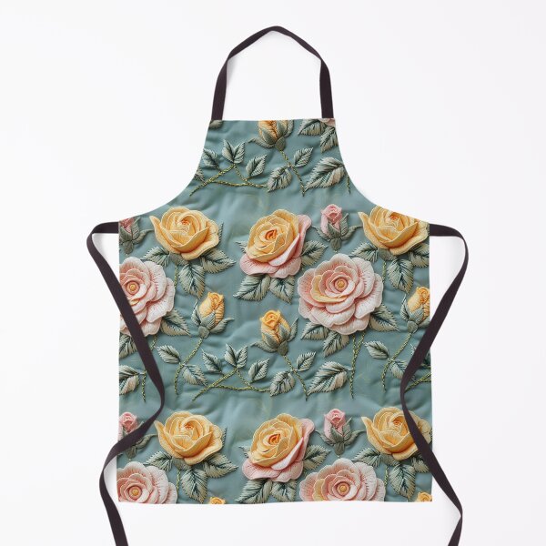 Item preview, Pink and yellow roses | Flower embroidery pattern | Floral pattern for women | All over flower pattern 4 designed and sold by Yaremchuk.