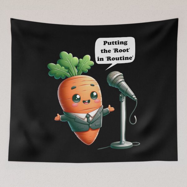 Item preview, Carrot Crooner: Fresh Beats Daily designed and sold by vk09.