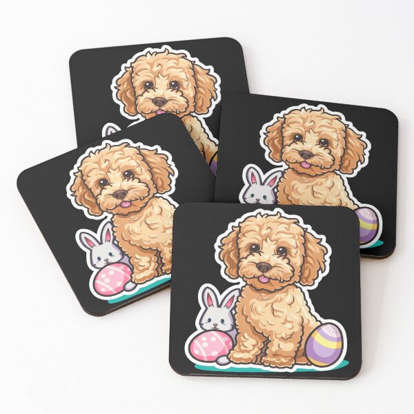 Item preview, Maltipoo dog easter with bunny designed and sold by DreamVibeShirt.