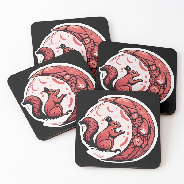 Item preview, Squirrel - Blood Moon Cycle designed and sold by QALYX DESIGN.