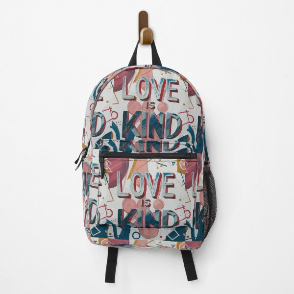 Item preview, Love is Kind: Abstract Geometric Typography Artwork designed and sold by HahaHandlesHub.