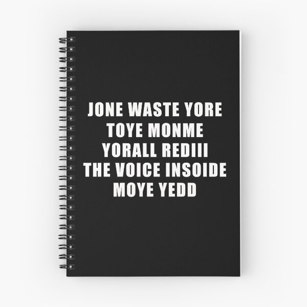 Item preview, Jone Waste Yore Toye Monme Yorall Rediii The Voice, Cool for everyone designed and sold by FARESS-GENTLE.