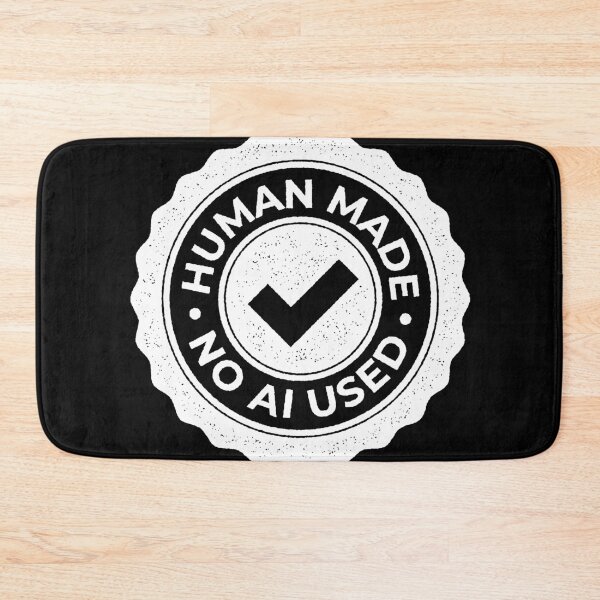 Item preview, 100% Human Made - No AI Used Certification designed and sold by WilliamsonMedia.