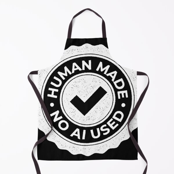 Item preview, 100% Human Made - No AI Used Certification designed and sold by WilliamsonMedia.