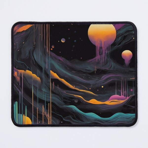 Item preview, Cosmic Serenity: Otherworldly Landscapes and Floating Orbs designed and sold by Vitalka-uk.