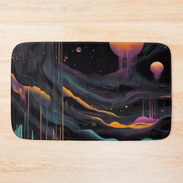 Item preview, Cosmic Serenity: Otherworldly Landscapes and Floating Orbs designed and sold by Vitalka-uk.