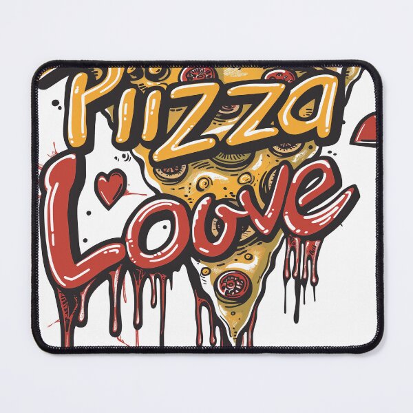 Item preview, Graffiti Style Pizza Love funny Gift idea designed and sold by Samanthi007.