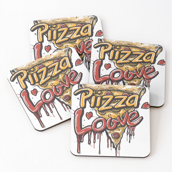 Item preview, Graffiti Style Pizza Love funny Gift idea designed and sold by Samanthi007.
