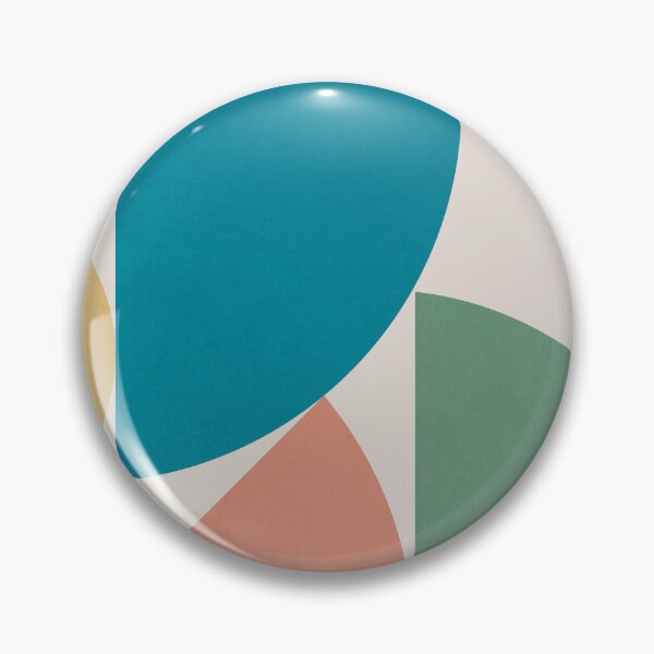 Item preview, Half Circle, Abstract Boho, Geometrical, Mid Century Modern 4 designed and sold by technicolorable_art.