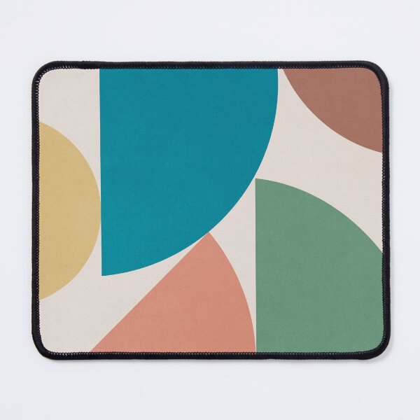 Item preview, Half Circle, Abstract Boho, Geometrical, Mid Century Modern 4 designed and sold by technicolorable_art.