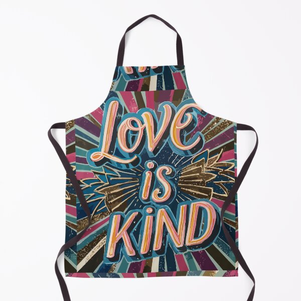 Item preview, Love is Kind: Modern Lettering with Metallic Accents designed and sold by HahaHandlesHub.