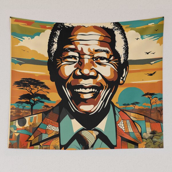 Item preview, Nelson Mandela designed and sold by Joanne Walsh.