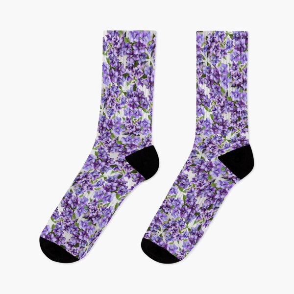 Item preview, Purple Balloon flower Seamless Pattern design designed and sold by Petalandfur.