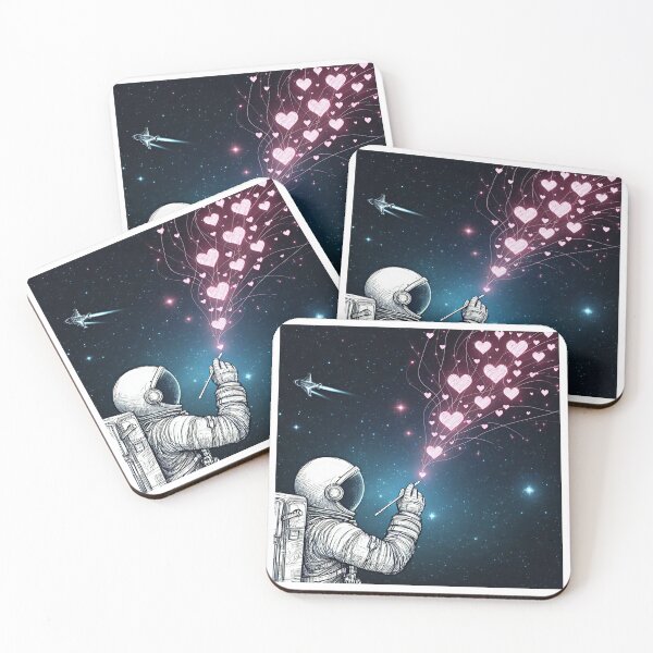 Item preview, Astronauts are full of love designed and sold by yumi86.