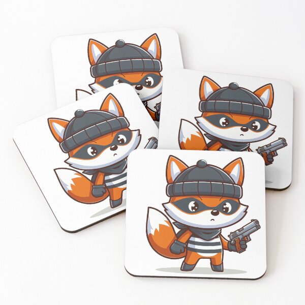 Item preview, cartoon fox wearing thief costum designed and sold by MzulhilmiZam.
