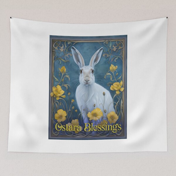 Item preview, Ostara Blessings Greeting Card designed and sold by thewandswant.