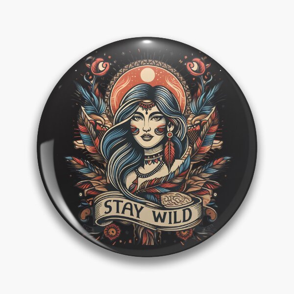Item preview, Stay Wild - A Vintage Ode to Female Freedom designed and sold by LV-creator.