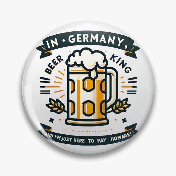 Item preview, Brewmaster's Throne - Celebrate German Beer Royalty, In Germany, Beer is King, and I'm Just Here to Pay Homage! designed and sold by FebricFusion.