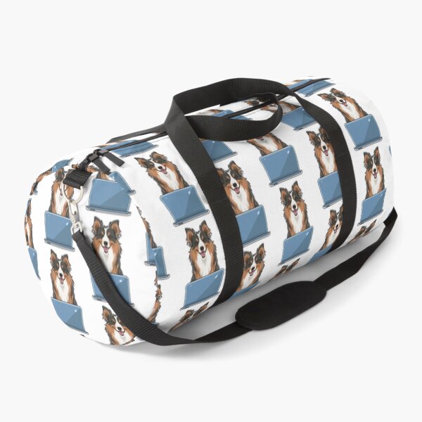Item preview, Shetland Sheepdog with laptop designed and sold by Blemenowo.