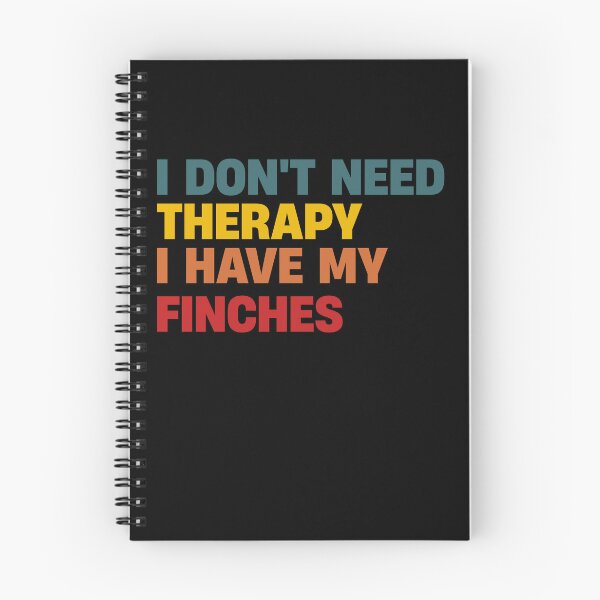 Item preview, Funny i don't need therapy i have my finches Vintage designed and sold by justbejoker.