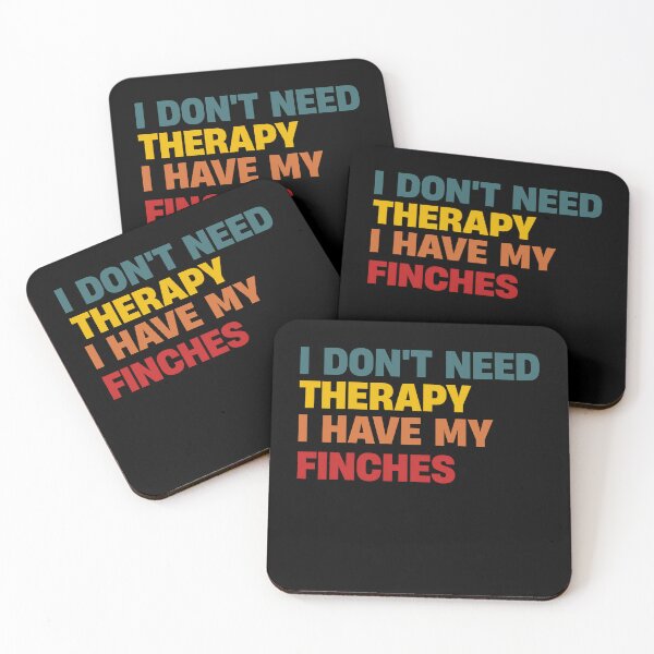 Item preview, Funny i don't need therapy i have my finches Vintage designed and sold by justbejoker.