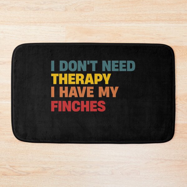 Item preview, Funny i don't need therapy i have my finches Vintage designed and sold by justbejoker.